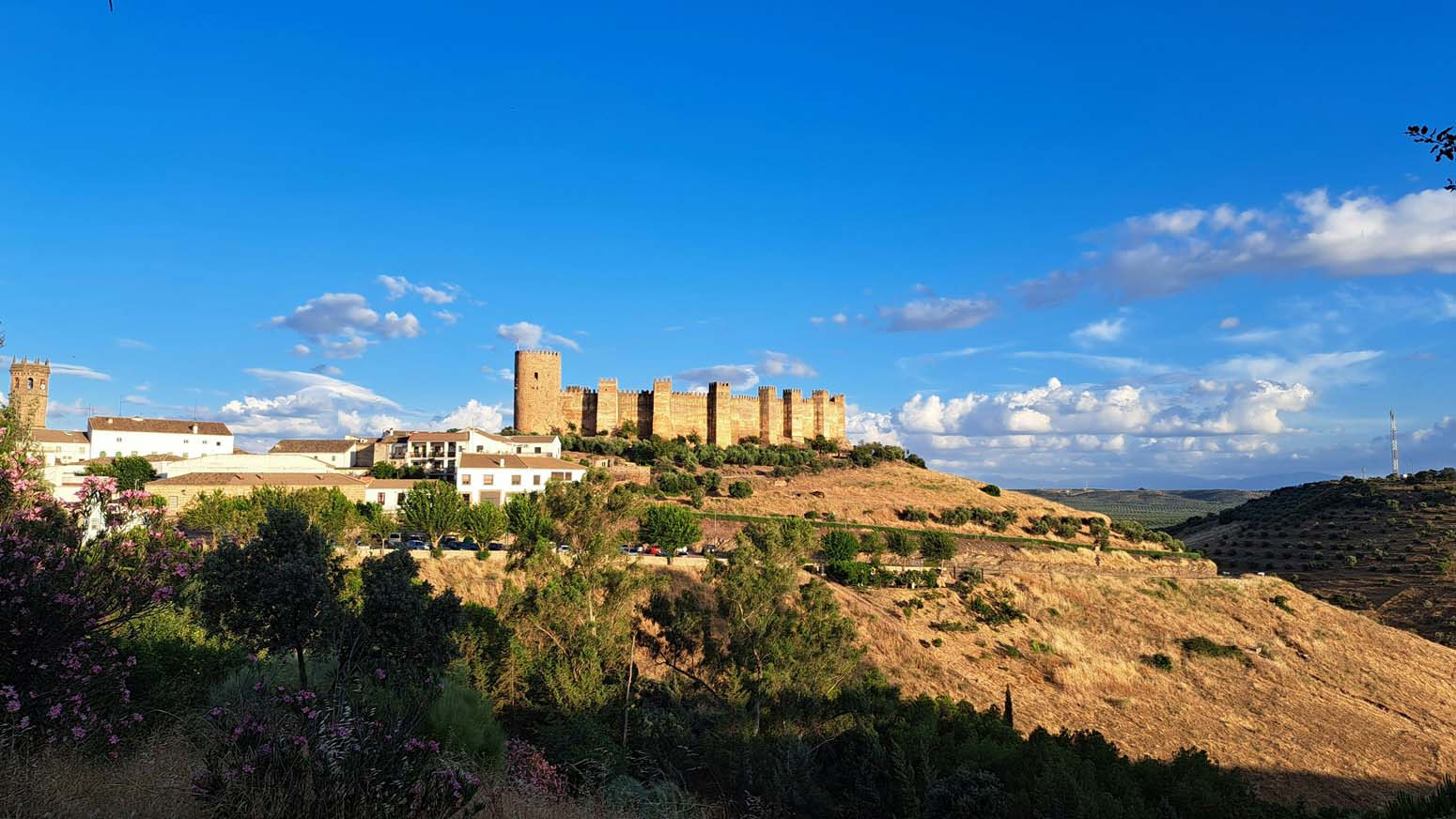 vista de baños de la encina